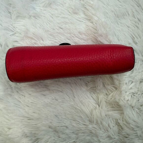 Kate Spade Hot Pink Medium Compact Bifold Pebbled Leather Wallet - Picture 12 of 12